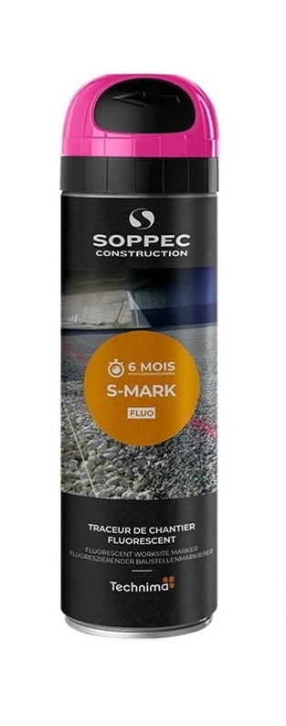 TRACEUR DE CHANTIER CERISE FLUO